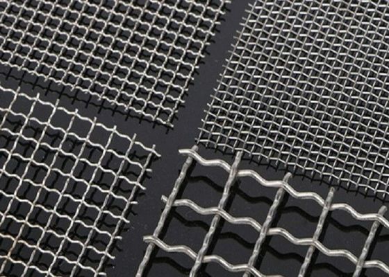 Width 0.2-2.5m Woven Wire Mesh Screen With Test Report Available