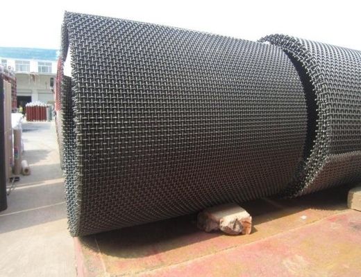 Hole Size 0.16mm To 25.4mm Woven Wire Mesh Screen Width 0.2-2.5m For Stone Crusher