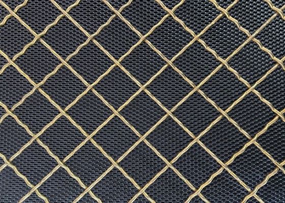 Copper Or Other Alloys Plain Weave Woven Wire Mesh Screen 50m Length