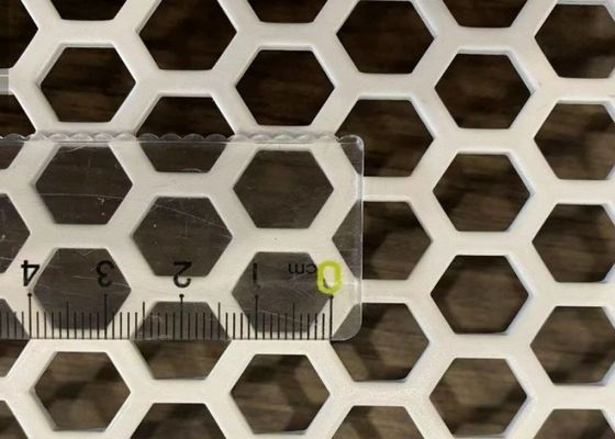 Hexagonal Galvanizing Perforated Stainless Steel Mesh Decoration Construction Material