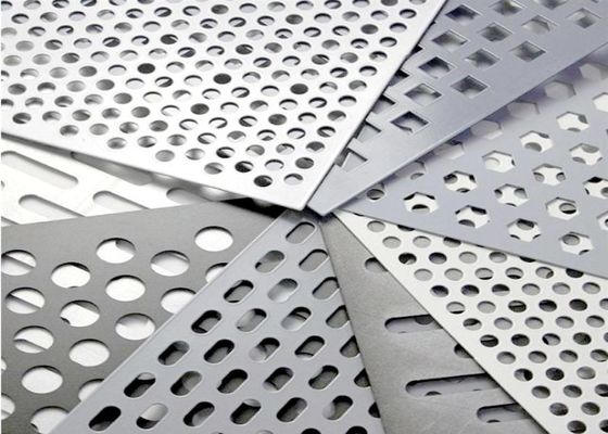 Ventilation And Smoke Filtration Perforated Mesh Sheet 0.1mm-12mm Thickness