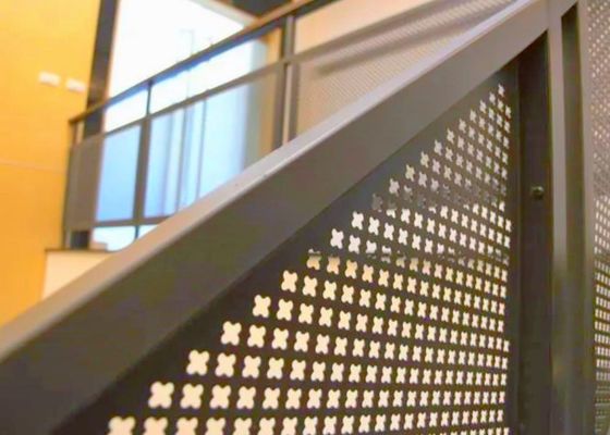 High Open Area Perforated Mesh Sheet with Customizable Hole Shapes in Stainless Steel for Decorative Applications