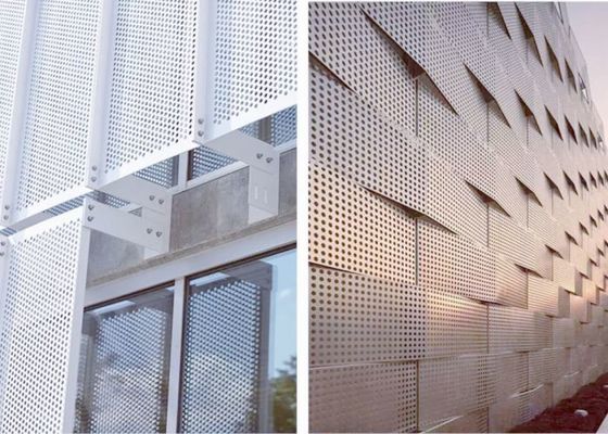 High Open Area Perforated Mesh Sheet with Customizable Hole Shapes in Stainless Steel for Decorative Applications