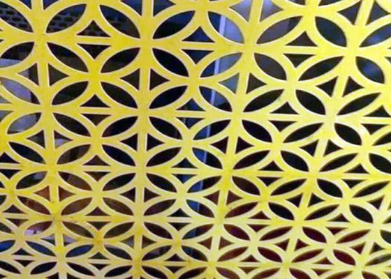 High Open Area Perforated Mesh Sheet with Customizable Hole Shapes in Stainless Steel for Decorative Applications