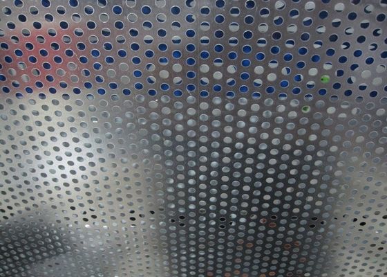 Black Coated 3.0m Perforated Mesh Sheet Building Material For Construction Projects