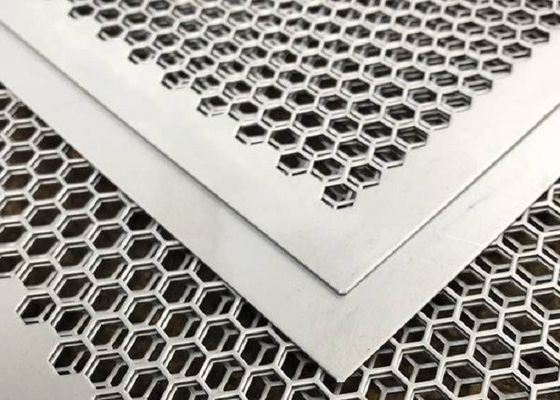 Black Coated 3.0m Perforated Mesh Sheet Building Material For Construction Projects