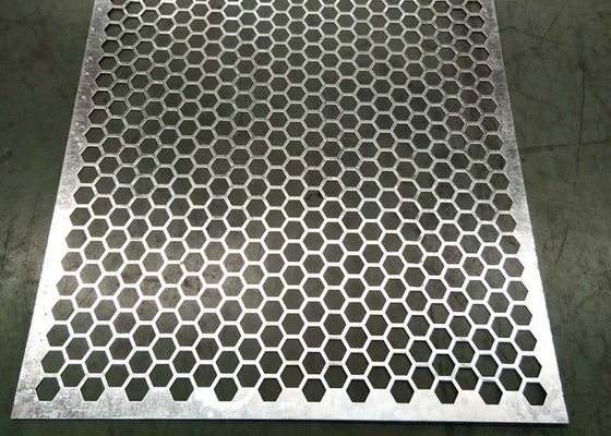Square And Hexagonal Small Hole Mesh Sheet Stainless Steel Aisi304 Punched