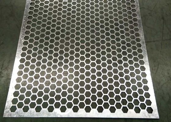 Square And Hexagonal Small Hole Mesh Sheet Stainless Steel Aisi304 Punched