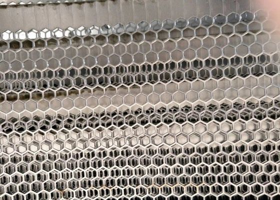 Silver Color Hexagon 0.5mm Perforated Mesh Sheet Stainless Steel