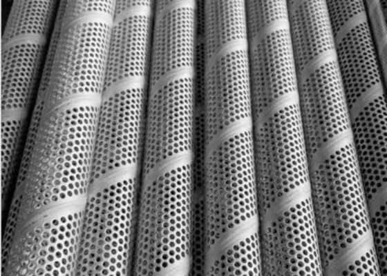 Hole Size 100mm Hexagonal Perforated Sheet Efficient Filtration Separation In Industries