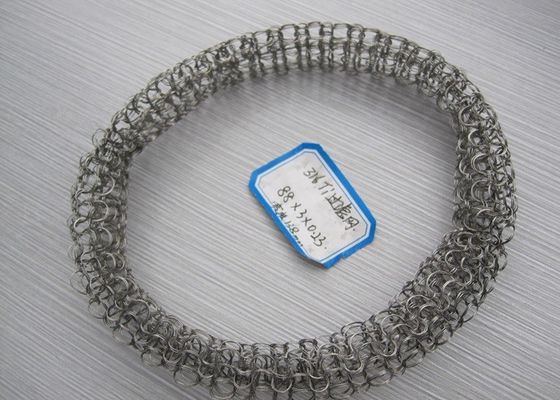 Multi Strand Knitted Wire Mesh Fabric Heat Resistant