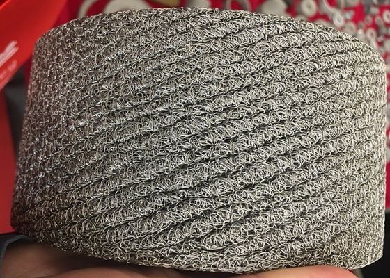 Multi Strand Knitted Wire Mesh Fabric Heat Resistant