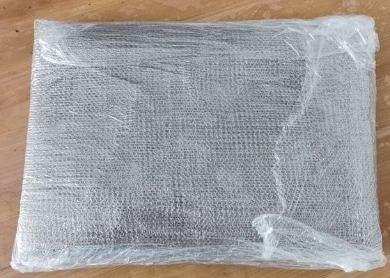 Single Strand Knitted Wire Mesh with Diameter 0.08mm To 0.3mm for Filteration 48 to 130 in Popular Widths 30mm to 120mm