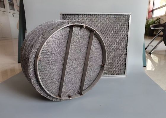 Single Strand Knitted Wire Mesh with Diameter 0.08mm To 0.3mm for Filteration 48 to 130 in Popular Widths 30mm to 120mm