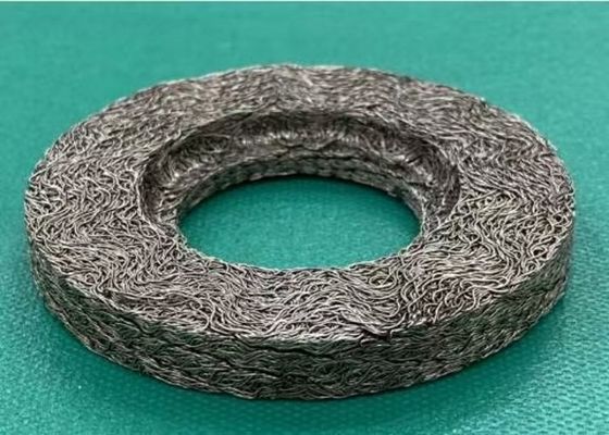Single Strand Knitted Wire Mesh with Diameter 0.08mm To 0.3mm for Filteration 48 to 130 in Popular Widths 30mm to 120mm