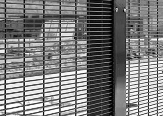 Black Square Hole Welded Wire Mesh Panels for Schools with Easy Installation