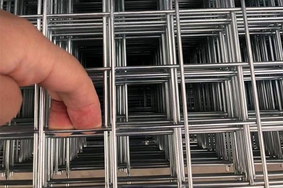 Construction Spot Welded Wire Mesh Panels Galvanized Steel 3inch Aperture