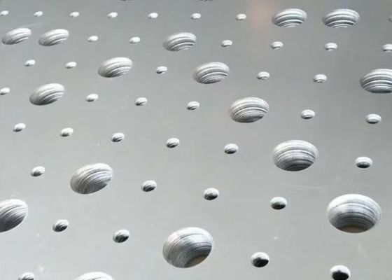 0.2mm-10mm Thickness Stainless Steel Punched Metal Sheet with Custom Hole Patterns for Industrial Equipment & Filters