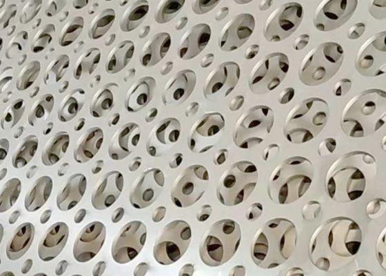 Power-coated Punched Metal Sheet with Customizable Hole Patterns and Corrosion Resistance for Architecture and Decorations