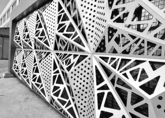 Power-coated Punched Metal Sheet with Customizable Hole Patterns and Corrosion Resistance for Architecture and Decorations