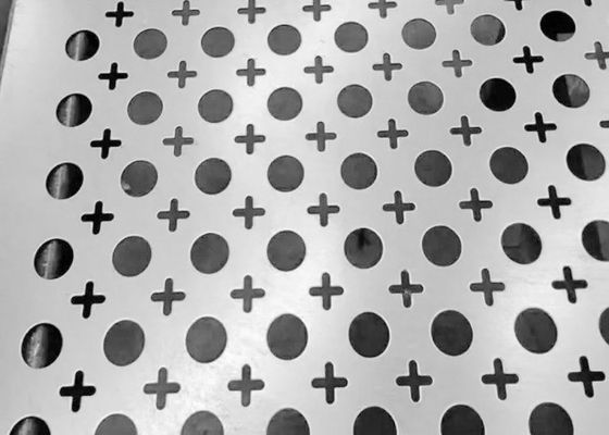Round Hole Pattern Punched Metal Sheet for Heavy-Duty Applications with Uniform Mesh Size