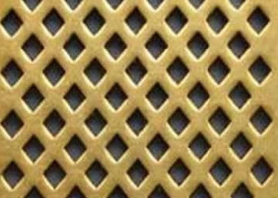 Brass Filter Screen Mesh with Perforated Technic and High Strength