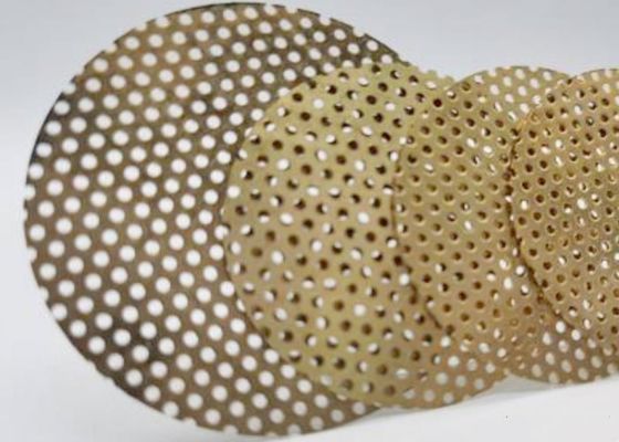 Brass Filter Screen Mesh with Perforated Technic and High Strength