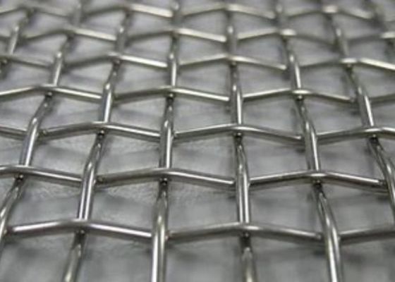 Corrosion Resistant Woven Wire Mesh Screen With Square Mesh For 30° 180° Hook Type Vibrating Screen