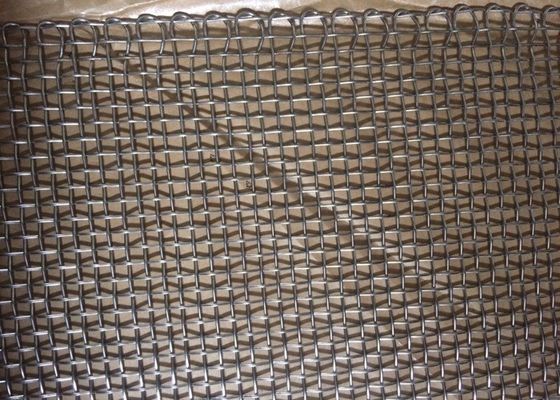 Square Woven Wire Mesh Screen In Stainless Steel For Heavy Duty Abrasion And Impact Resistance
