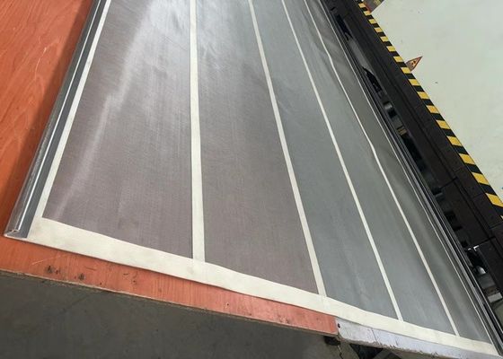 Square Woven Wire Mesh Screen In Tensile Steel Galvanized Surface Plain Weave For Industrial Filtering.