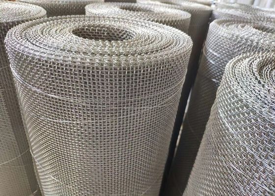 Corrosion Resistant Woven Mesh Screen Galvanized Surface Twilled