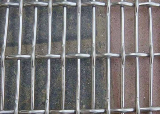 Tensile Steel Woven Wire Mesh Screen Rectangular Mesh Type Galvanized For Durability And Longevity