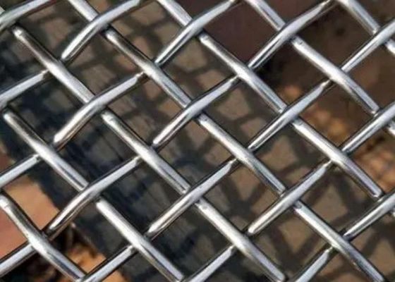 Abrasion Resistance Square Hole High Carbon Steel Woven Wire Mesh Screen