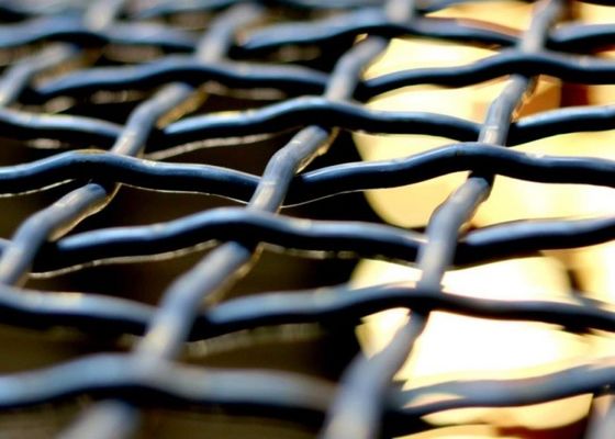Heavy Industrial Metal Woven Wire Mesh Screen For Abrasion Resistant Applications