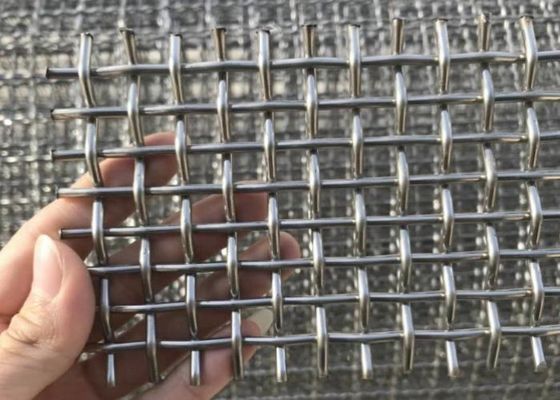 Stainless Steel Mesh Screen Rolls 0.02-50.8mm Aperture SS 316 Twill Weave for Industrial Applications