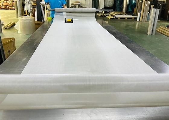 Very Fine Stainless Steel Wire Mesh Screen Plain Weave Type 400 Mesh With Various Lengths