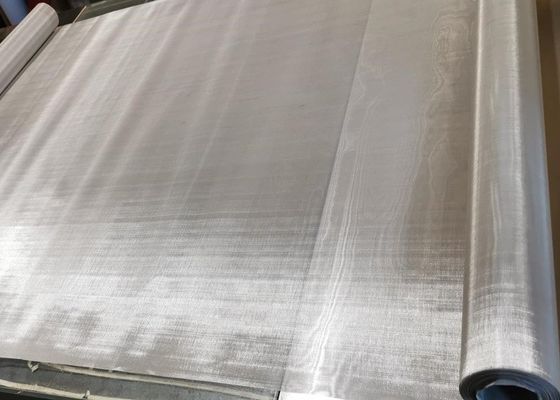 Very Fine Stainless Steel Wire Mesh Screen Plain Weave Type 400 Mesh With Various Lengths