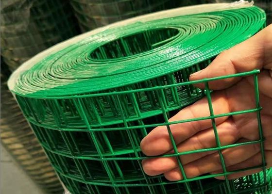 Anti Rust Green Black Blue Welded Wire Mesh For Garden / Stadium Fencing