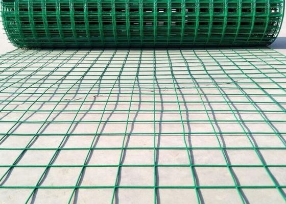 Anti Rust Green Black Blue Welded Wire Mesh For Garden / Stadium Fencing