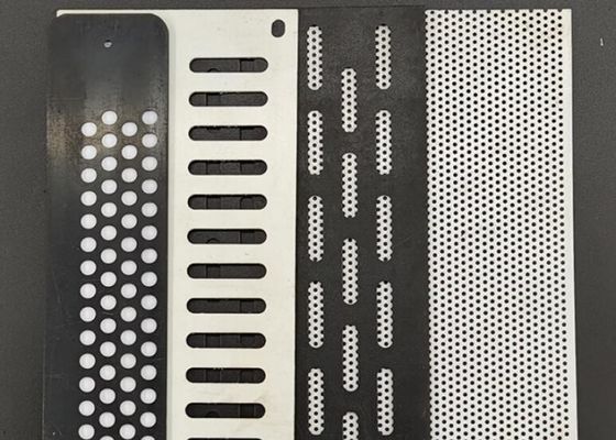 Black Electro Perforated Mesh Sheet With Square Hole
