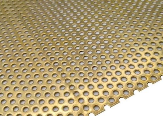 Perforated Metal Mesh With Custom Hole Shapes And Surface Treatments