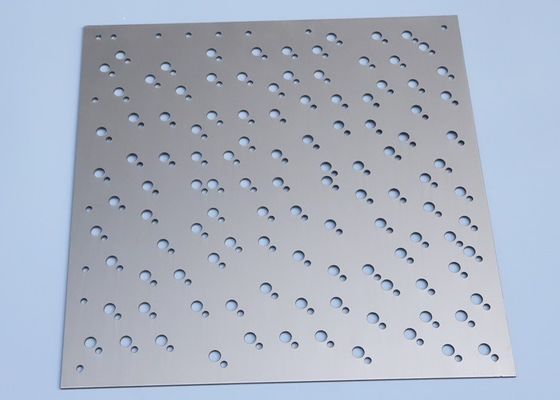 Silver Perforated Sheet with Customizable Hole Shapes