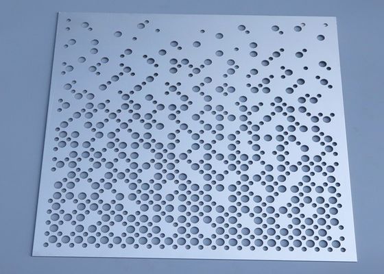 Silver Perforated Sheet with Customizable Hole Shapes