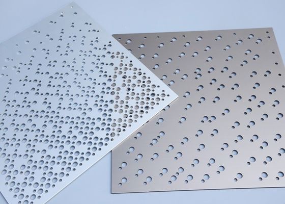Silver Perforated Sheet with Customizable Hole Shapes
