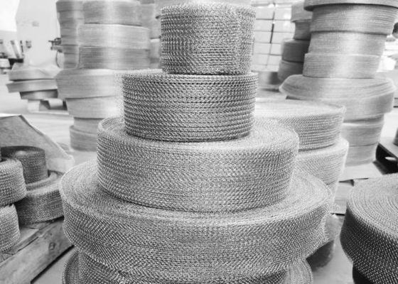 ISO 9001 Stainless Steel Knitted Wire Mesh For Filter Elements