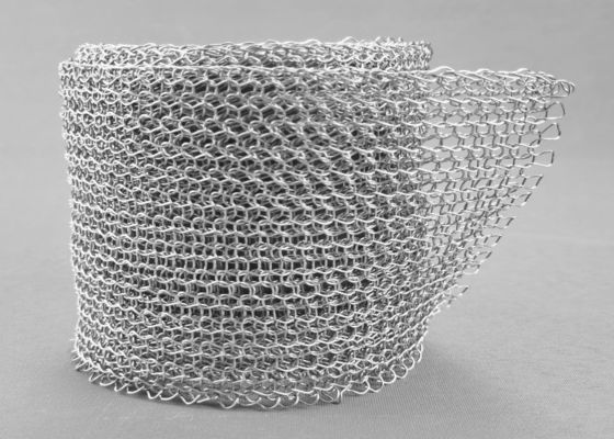ISO 9001 Stainless Steel Knitted Wire Mesh For Filter Elements