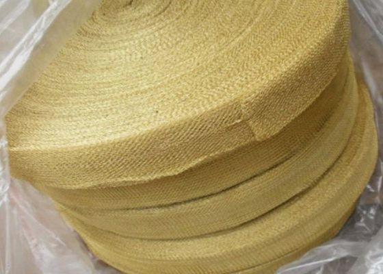 0.08mm Wire Diameter Brass Knitted Mesh for Fine Filtration in Fuel and Hydraulic Systems Customizable for Various Applications