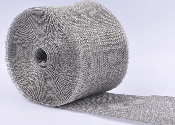 Oil Gas Separator Knitted Mesh Double Strand Wire Weave Method For Precise Filtration
