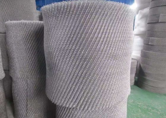 Industrial Gas Liquid Filter Wire Mesh / Knitted Mesh Gas Liquid Filter With Various Wire Number