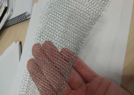 Durable Stainless Steel Woven Single Strand Knitted Wire Mesh Tube For Filtration